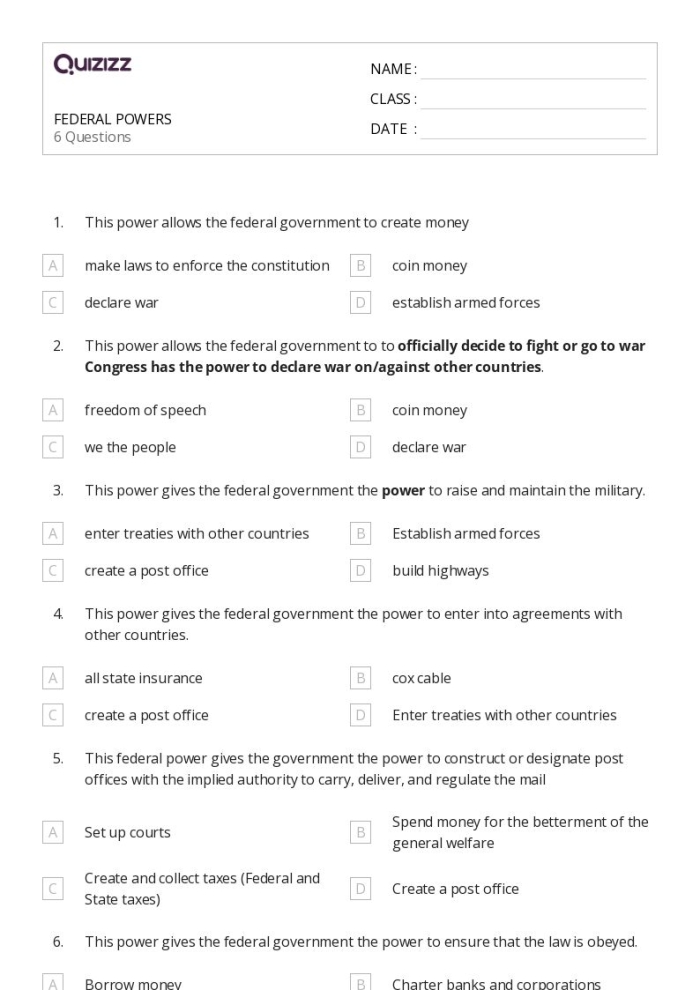 Image title showcasing federal government landmarks for social studies learning ALT text for a matching worksheet featuring the White House and U.S. Capitol for second graders