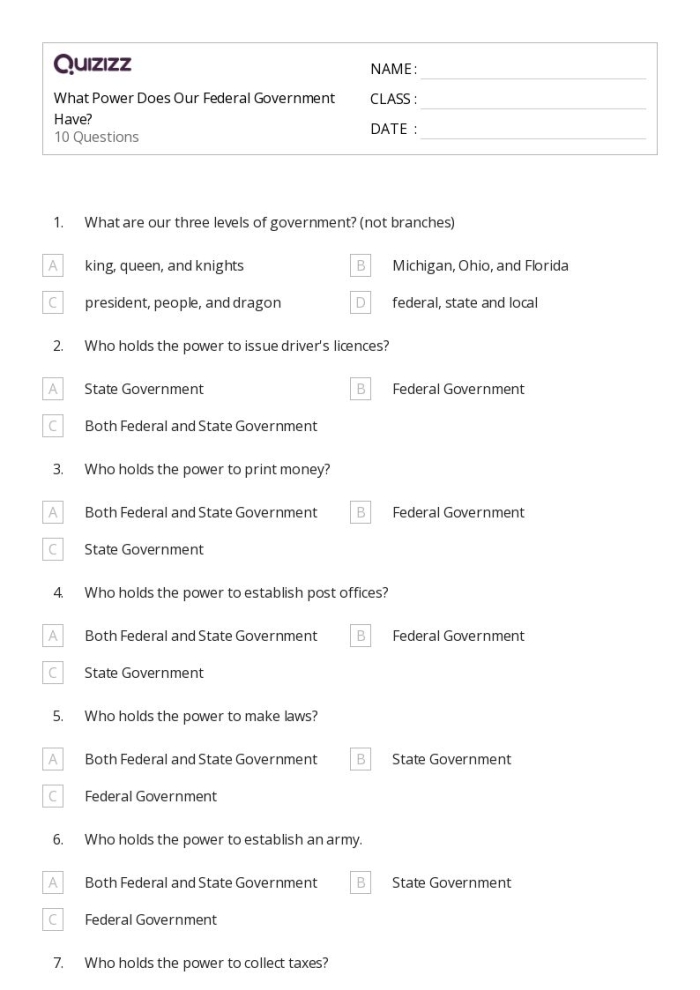 Matching activity for social studies: Explore the White House and U.S. Capitol Federal Government worksheet featuring the White House and U.S. Capitol for second graders