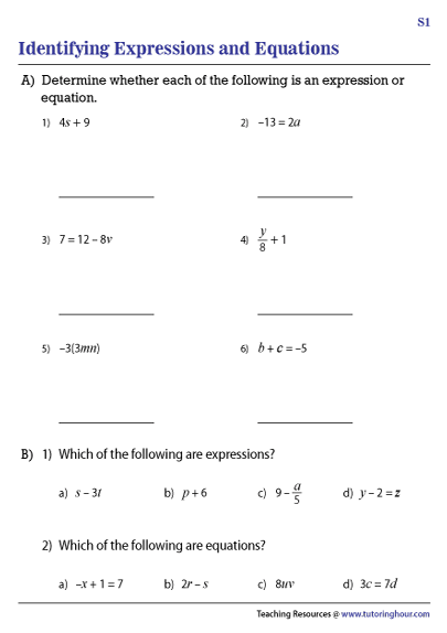 Explore the Find the Value of the Expression worksheet for effective learning Worksheet for fifth graders to practice finding the value of algebraic expressions
