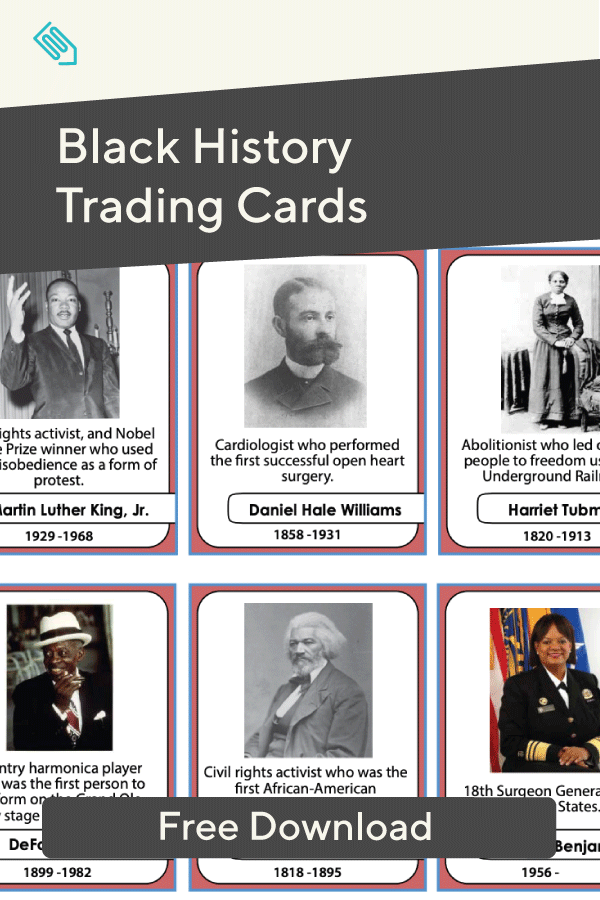 ALT text for image 15 showing a colorful worksheet featuring Black American heroes and innovators for fifth graders