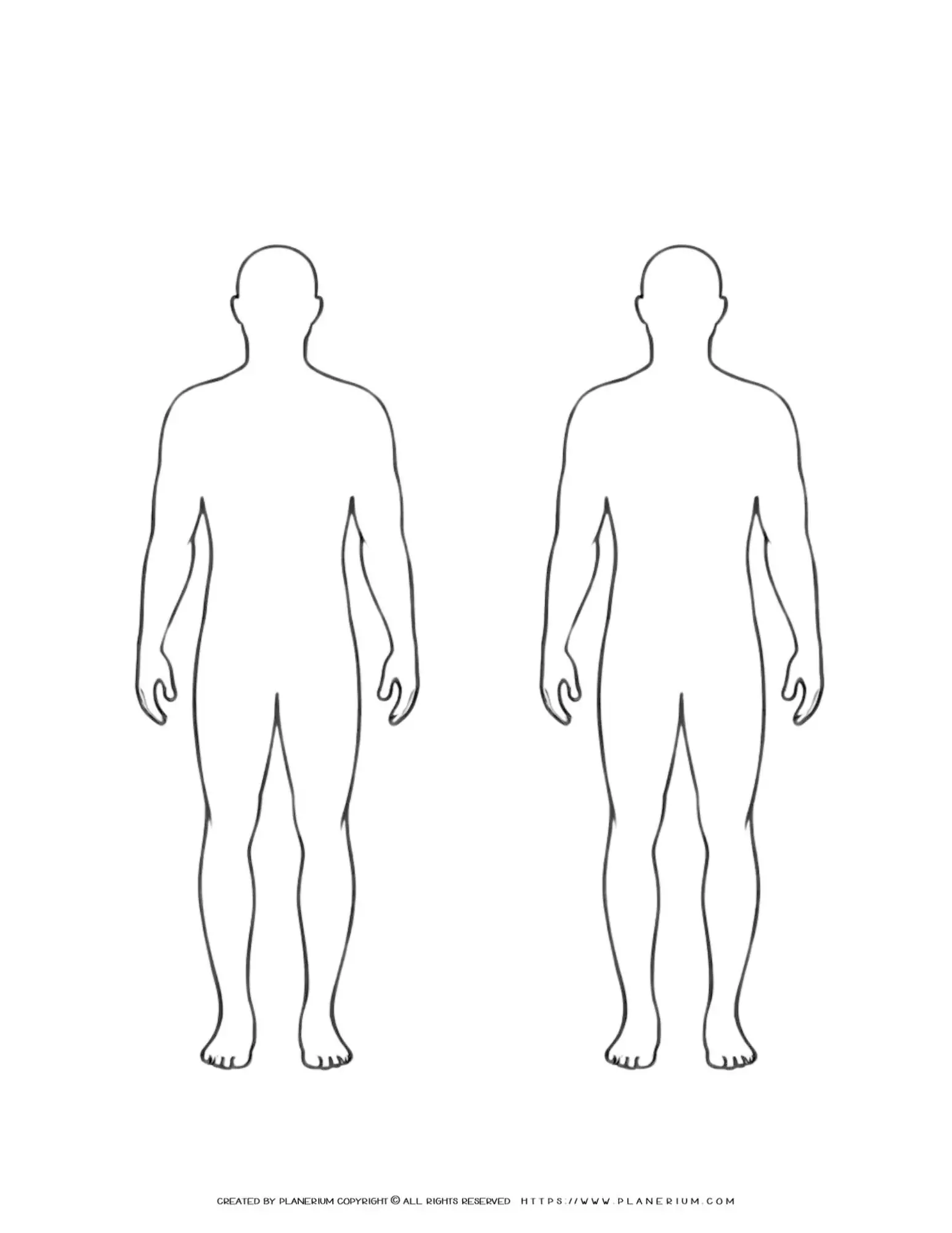 Body Outline worksheet for fifth graders showcasing human body systems