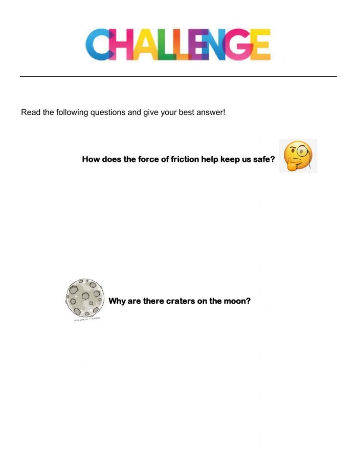 Comets and Asteroids Vocabulary Worksheet for 5th Grade Science Lesson 23 Fifth grade science worksheet exploring the vocabulary and differences between comets and asteroids
