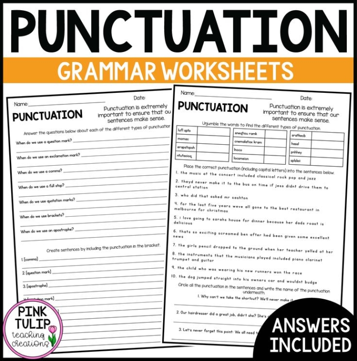 Punctuation Power worksheet image 11 for teaching commas and periods to elementary students Fifth grade students practice using commas and ending punctuation marks in sentences on this grammar worksheet