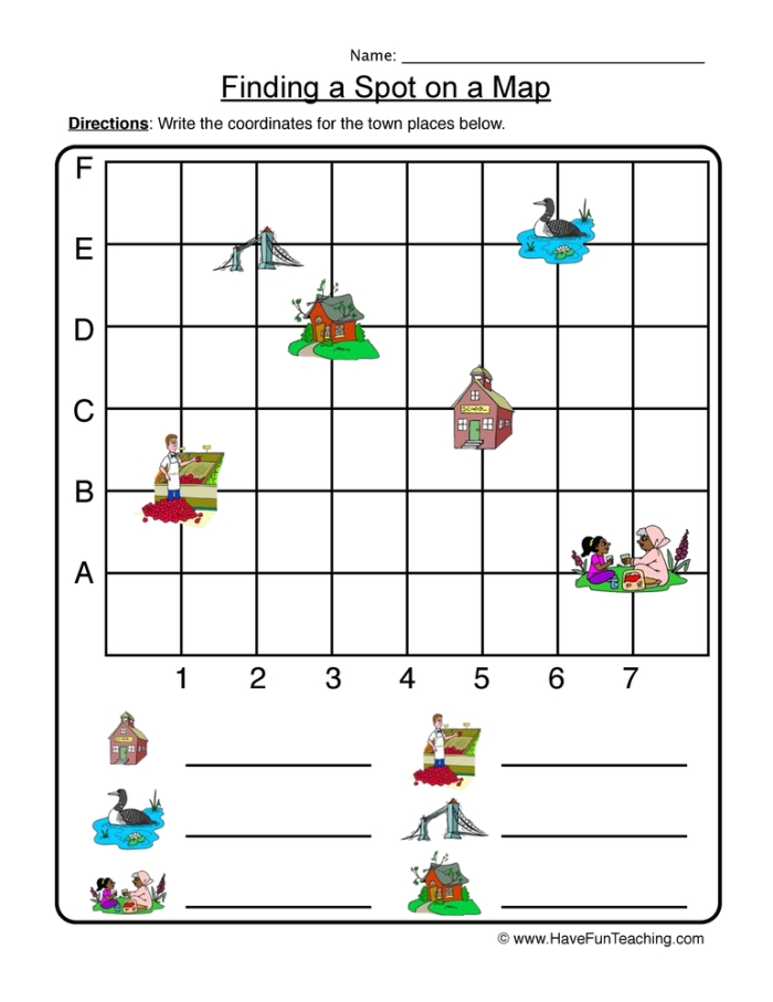 Fifth Grade Practice with Coordinates Worksheet Image 14 Roly navigating the coordinate plane to reach the ice cream on the worksheet