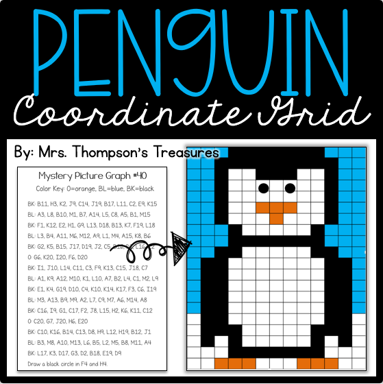 Fifth grade student working on a coordinate plane mystery picture worksheet featuring a night scene