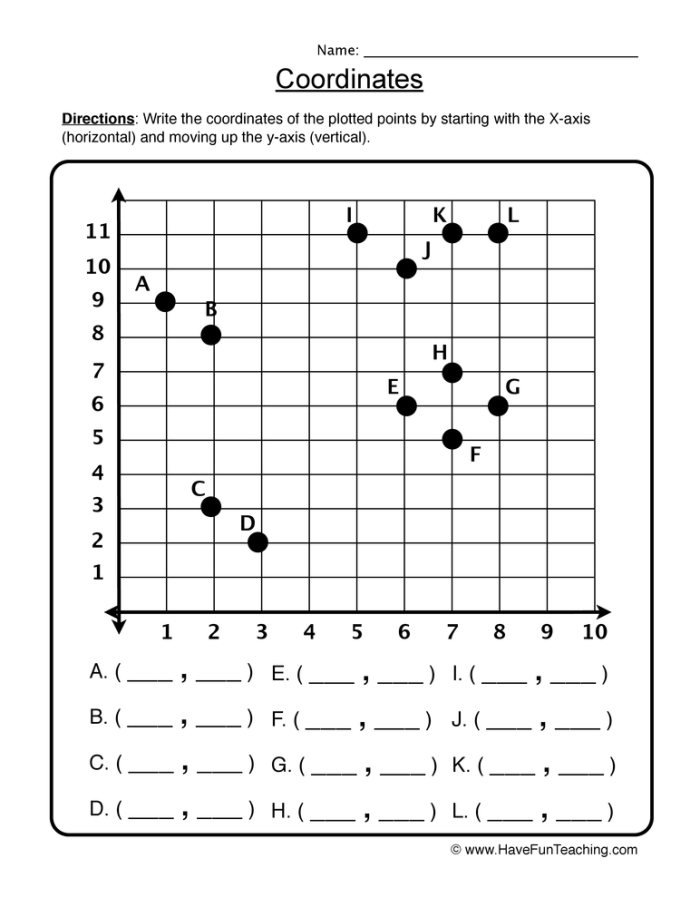 Fifth grade coordinates practice worksheet featuring Roly's adventure Worksheet for practicing coordinates to guide Roly to ice cream