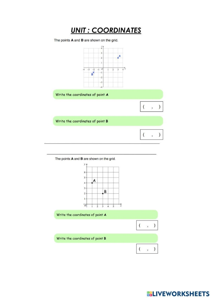 Image title: Engaging coordinates worksheet for fifth graders featuring Roly's ice cream adventure ALT text: Fifth-grade student working on a Practice with Coordinates worksheet to help Roly reach the ice cream