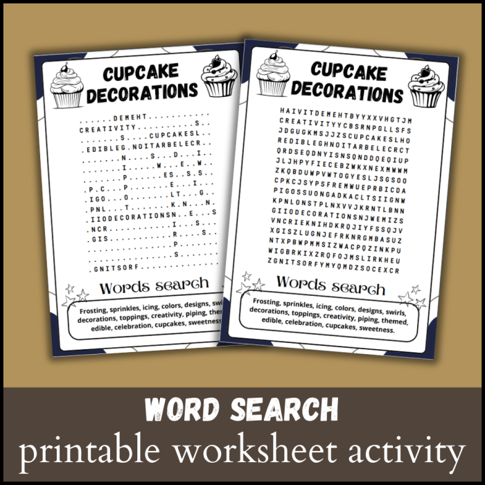 Fifth grade student solving two-step math word problems about cupcakes on a worksheet