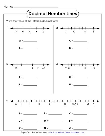 Children practicing division of multi-digit decimal numbers on a worksheet