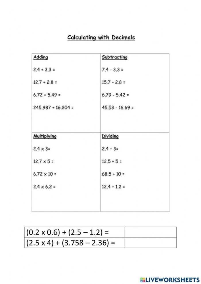 Decimal Operations worksheet for fifth graders focused on enhancing decimal skills through interactive learning Fifth-grade students engaging with the Decimal Operations: Follow the Path worksheet for practicing mixed decimal calculations