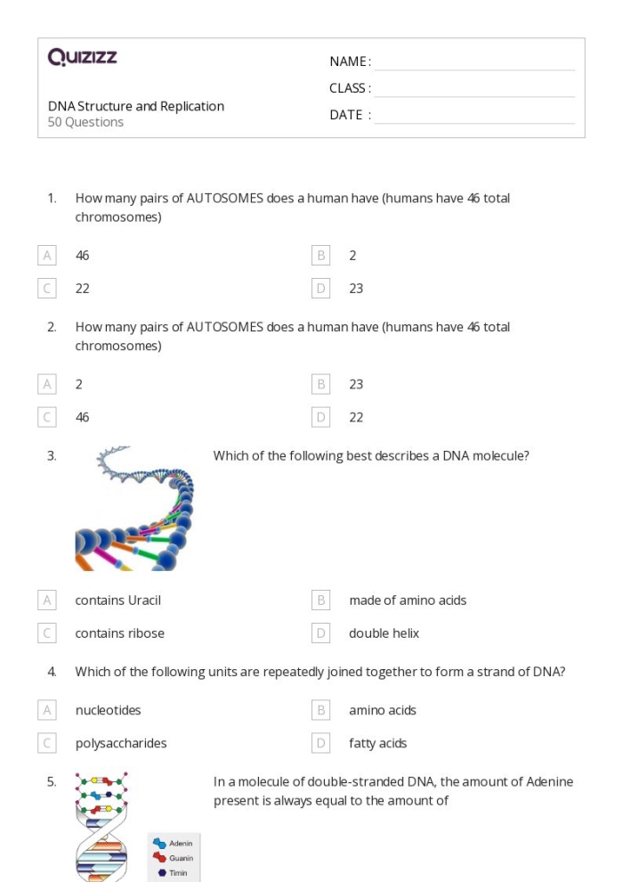 A colorful worksheet featuring Steve the scientist explaining DNA basics for fifth graders