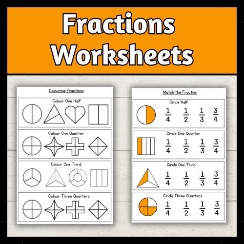 Focus on Fractions Worksheet for Fifth Grade Students Fifth grade worksheet featuring exercises on equivalent fractions and adding unlike denominators