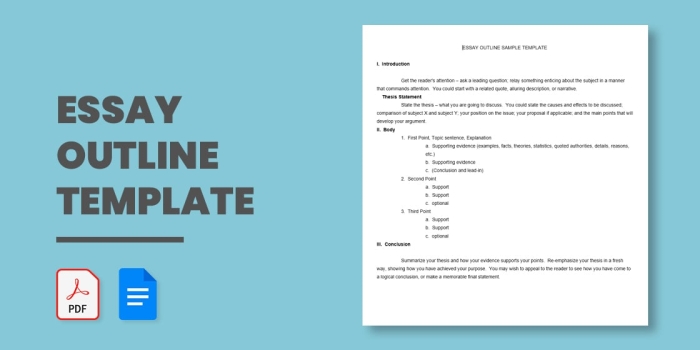 Helpful cheat-sheet for organizing essay writing assignments for students Worksheet for outlining an essay with tips and examples for fifth graders