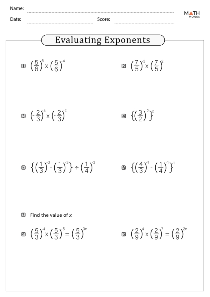 Step-by-step approach to mastering exponents in a fun and engaging way Exponents Expressions worksheet designed for fifth graders to simplify learning concepts