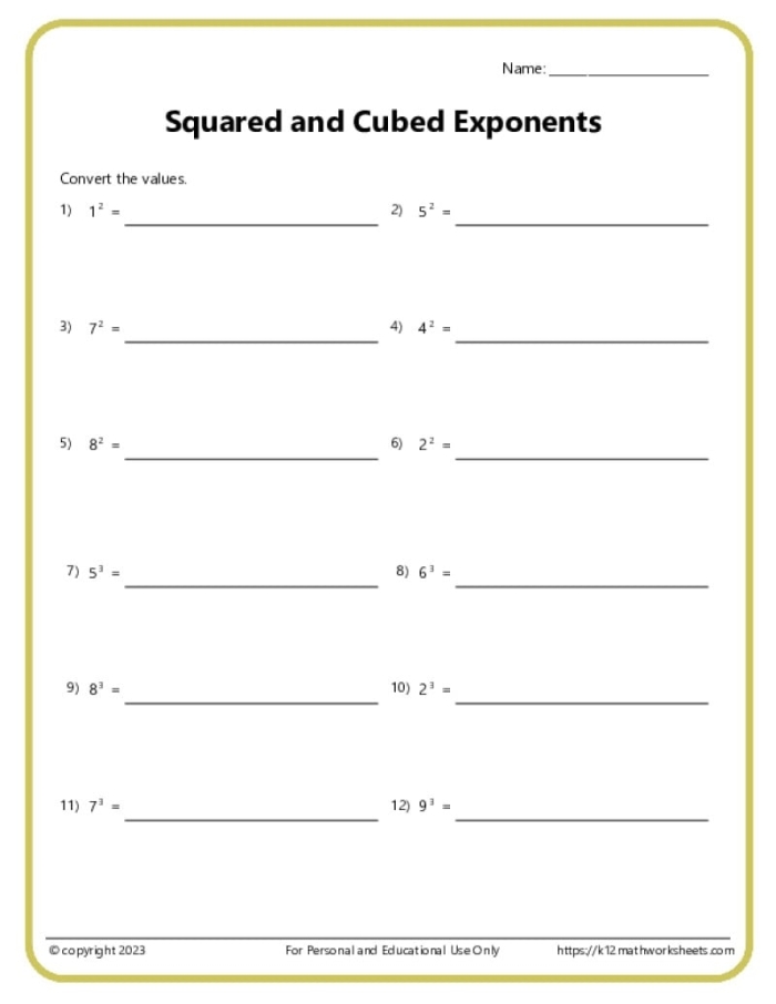 Engaging worksheet to simplify learning exponents for children Exponents Expressions worksheet designed for fifth graders to ease their understanding