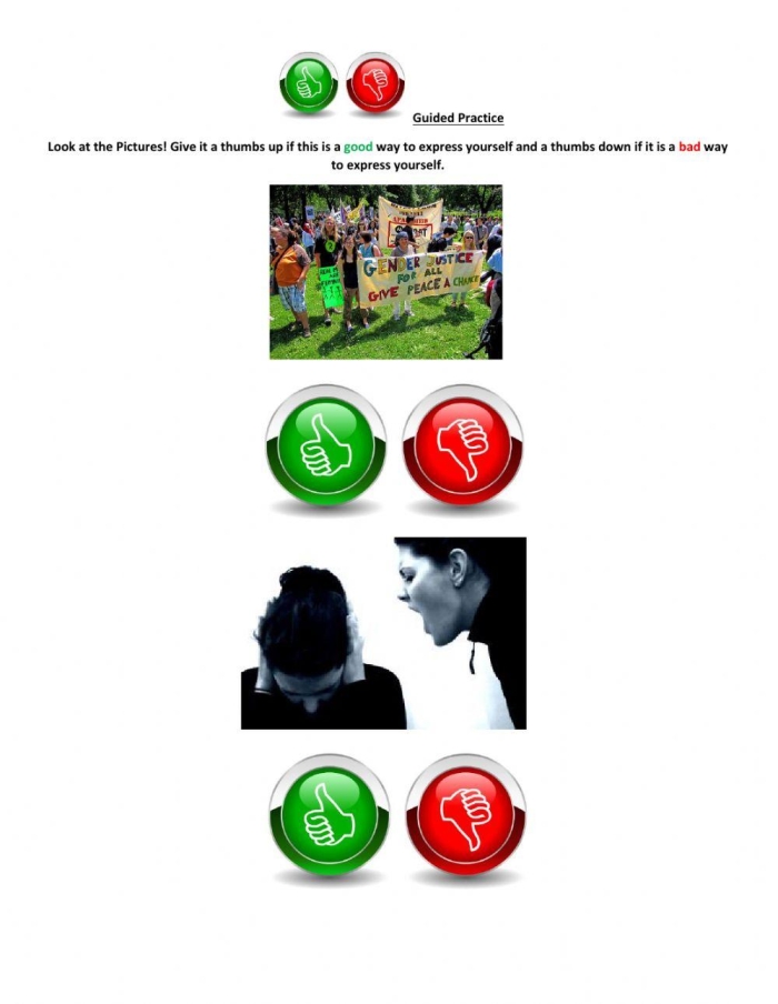 A fifth grade student working on a history worksheet about the concept of freedom