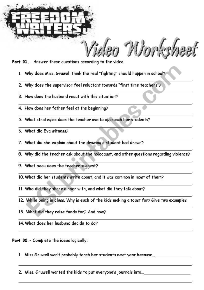 Worksheet for 5th graders exploring the concept of freedom in history class