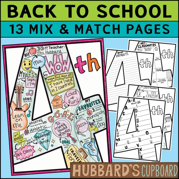 Back to School Future Self Letter Writing Worksheet for Fifth Grade Image 5 Fifth grade student completing a back to school writing prompt letter to their future self worksheet
