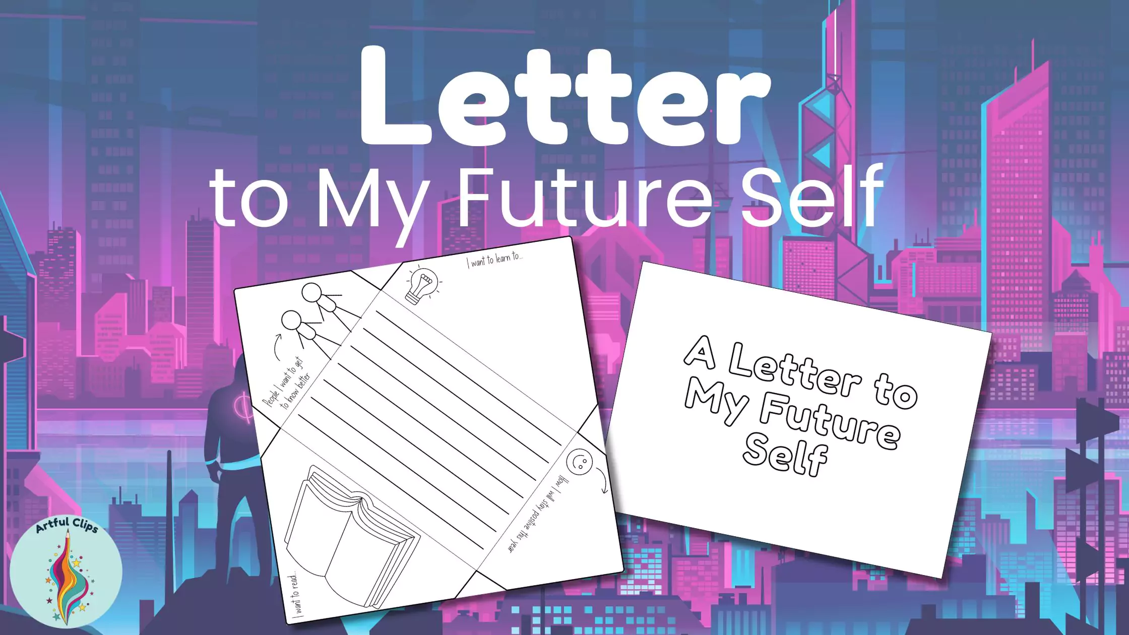 Back to School Future Self Writing Prompt Worksheet Eleven Fifth grade students writing a letter to their future self on a back to school worksheet