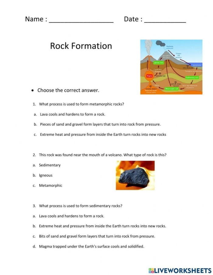 Educational resource illustrating the geode formation topic in earth sciences Geode Formation worksheet for fifth-grade students exploring geological processes