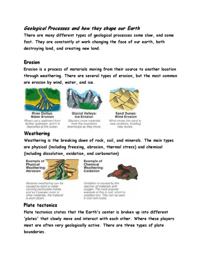 Overview of geodes and their geological significance for students Educational worksheet on geode formation for fifth graders