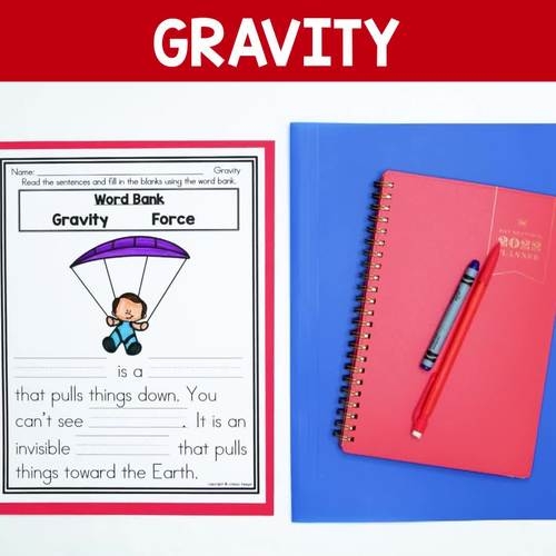 Worksheet exploring the properties of gravity based on Newton's Law of Gravitation