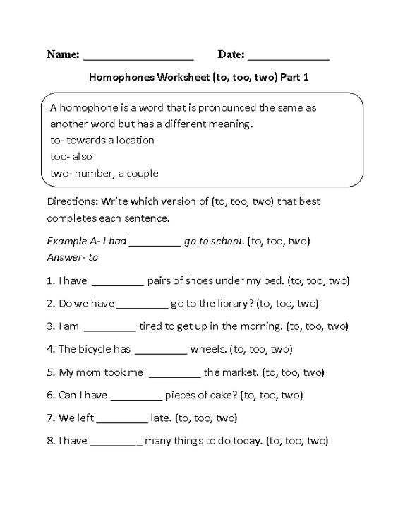 Fifth grade student filling in the blanks on a Homophone Hero worksheet about geometry terms