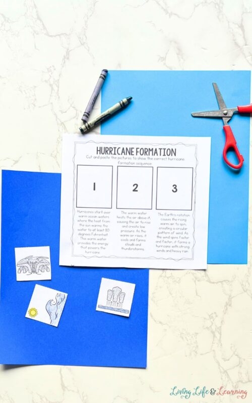 Hurricane Science worksheet for fifth graders featuring engaging Q&A about hurricanes