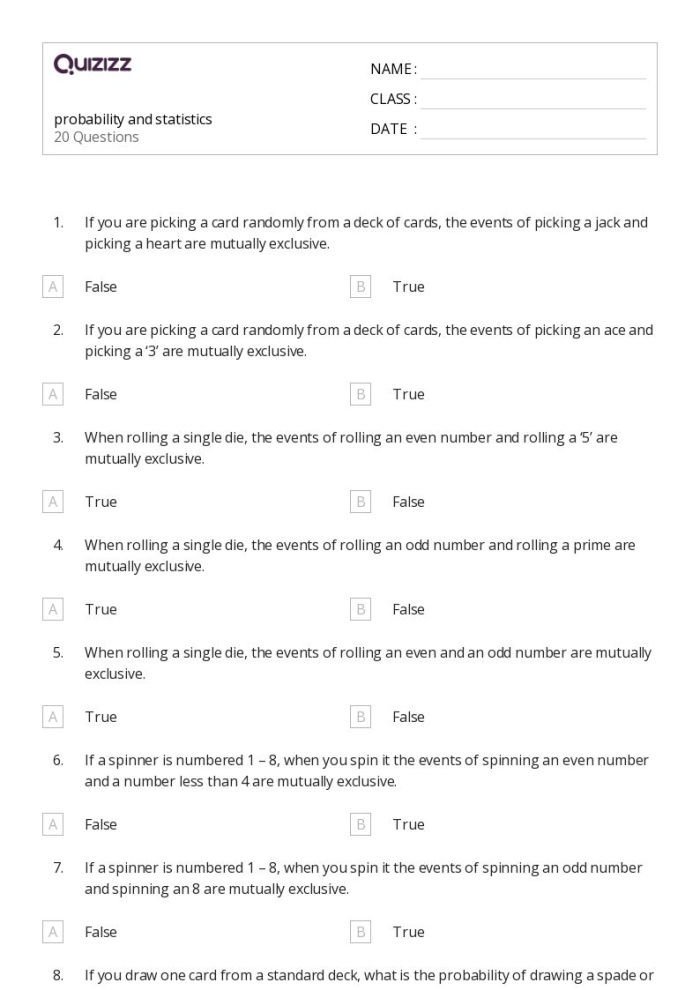 Fifth grade students calculating probability using colorful jelly bean illustrations on a math worksheet