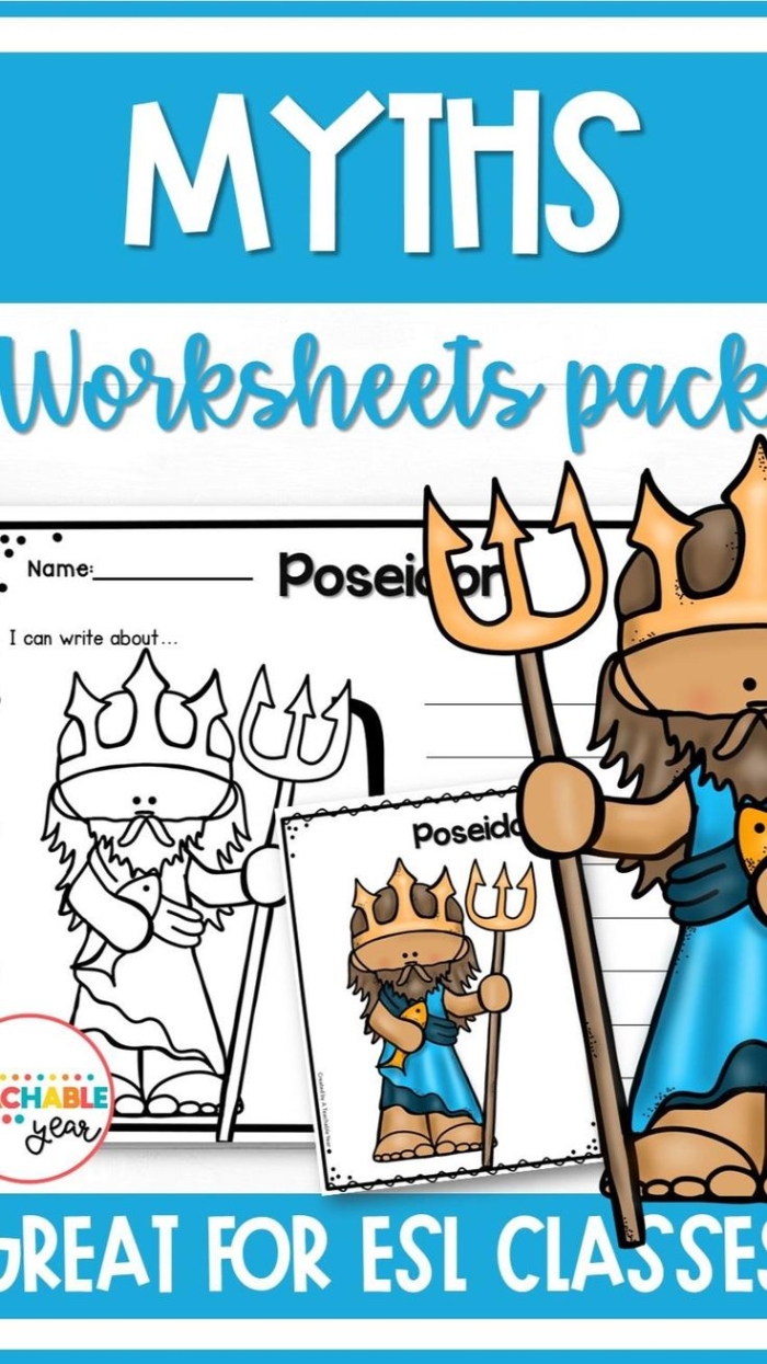 Explore the "Compare and Contrast Myths" worksheet designed for students in fifth grade Worksheet for comparing and contrasting myths from diverse cultures for fifth graders