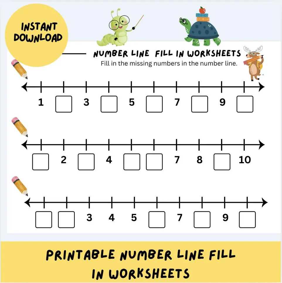 Fifth grade addition worksheet showing a number line with blank spaces to fill in fractions and decimals to reveal a hidden message