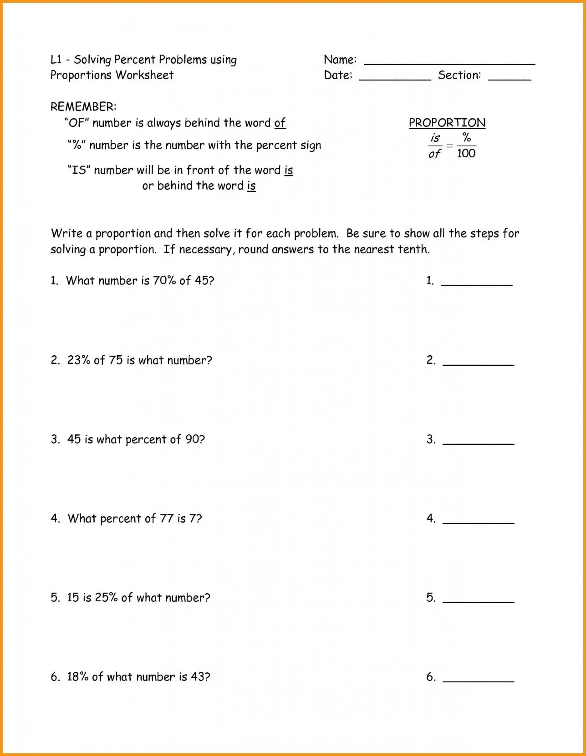 Engaging worksheet featuring real-life money scenarios to solve percentage problems Percentage Word Problems worksheet for fifth-grade students focusing on consumer math skills