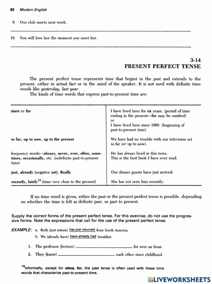 Form Perfect Verb Tenses Worksheet for Fifth Grade Grammar Practice 8 Fifth grade student completing a grammar worksheet on perfect verb tenses