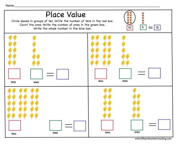 Worksheet image for practicing place value concepts in fifth grade Fifth grade students working on the Know Your Place Value worksheet focusing on millions place values