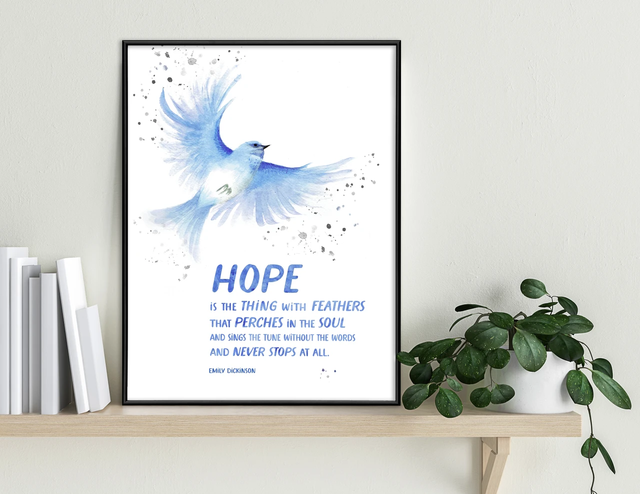 Fifth grade Spanish worksheet featuring a poetry analysis activity for Hope is the thing with feathers by Emily Dickinson