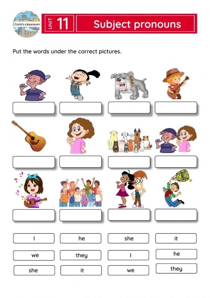 All Kinds of Pronouns Practice Worksheet for Fifth Graders Worksheet for practicing various types of pronouns including indefinite, possessive, and relative