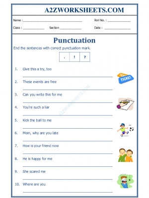 Punctuation Power worksheet activity for fifth grade geography lesson 24 Fifth grade student completing a geography themed Punctuation Power worksheet with commas and ending marks