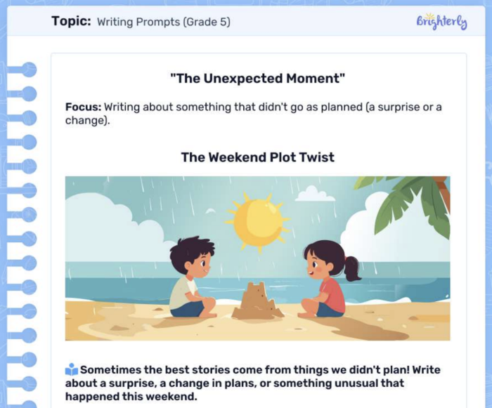 Engaging worksheet for fifth graders focused on reading comprehension with a story and questions