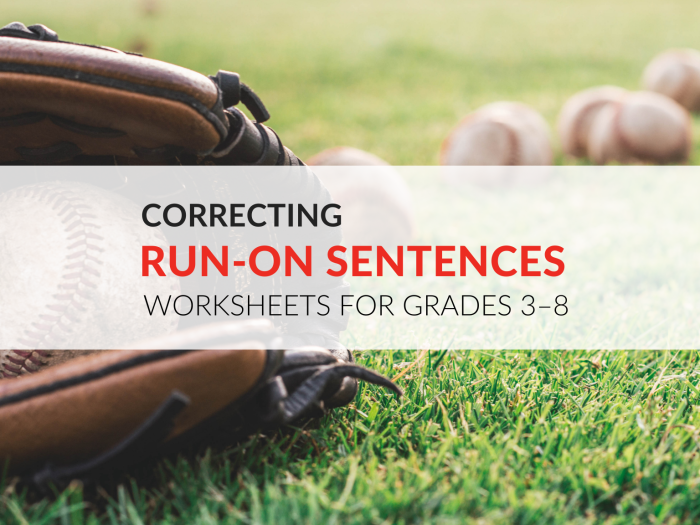 Worksheet featuring exercises to correct run-on sentences inspired by Shakespeare quotes