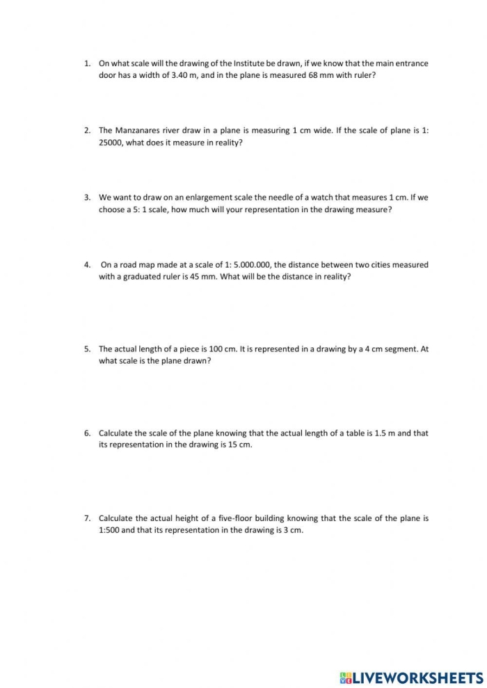 Scaling Practice Worksheet for Fifth Grade Measurement Lesson 17 Fifth grade students practice multiplying whole numbers and fractions on this scaling worksheet