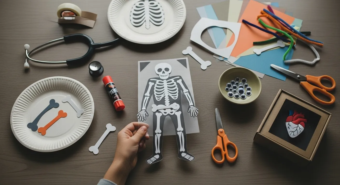 Diagram of a skull worksheet for fifth graders to fill in the blanks about bone anatomy