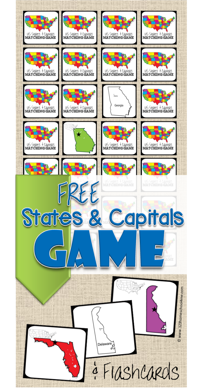 Mini states and capitals flash cards worksheet for engaging learning activities Flash cards featuring the 50 U.S. states and their capitals for fifth-grade Spanish learners