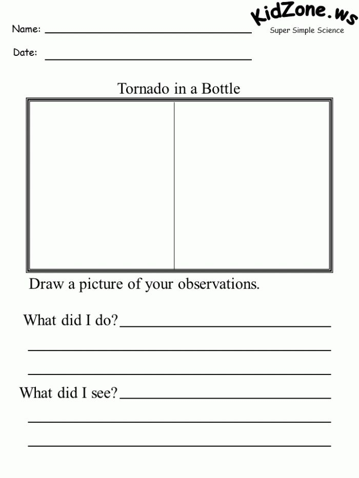 Fifth grade students learn about the mechanics of powerful storms in this tornado science worksheet