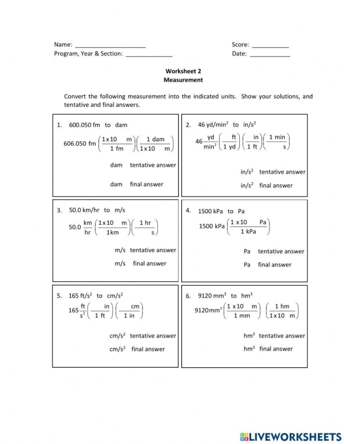 Fifth grade students practicing metric length conversions using a reference table in this math worksheet