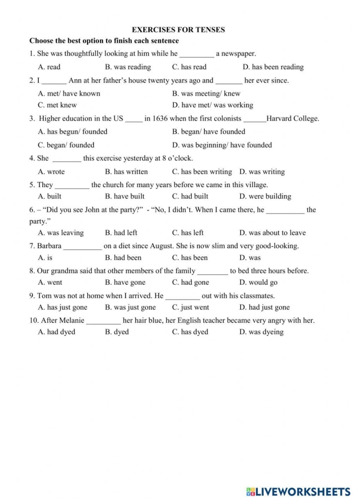 Show What You Know About Verb Tense assessment for fifth grade students Worksheet assessing fifth graders' grasp of verb tense concepts