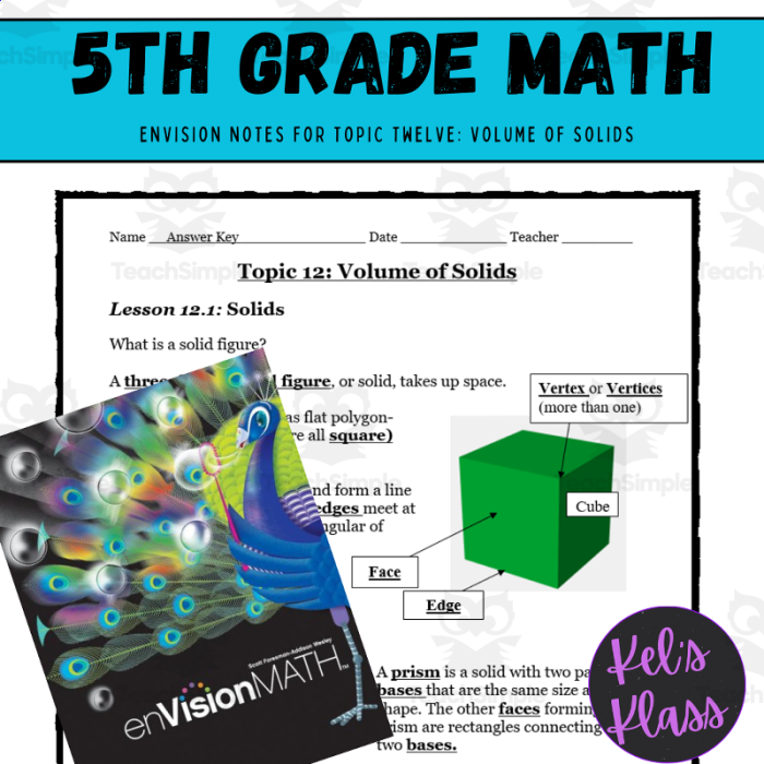 Fifth grade worksheet featuring five volume word problems for students