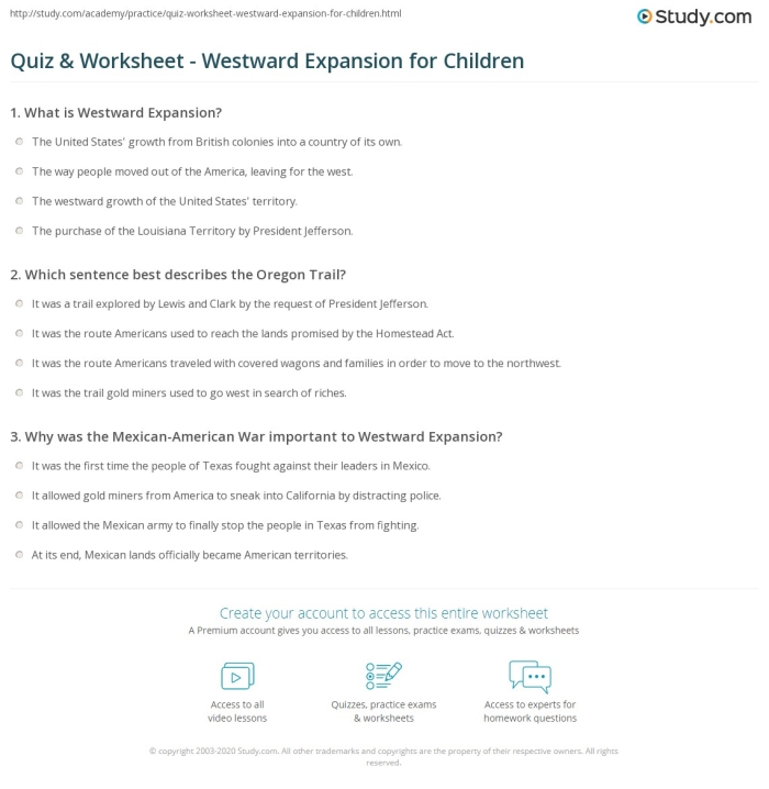 Westward Expansion Notable Figures Matching Quiz for Elementary Students Fifth grade U.S. history worksheet showing a matching activity about westward expansion figures and their achievements
