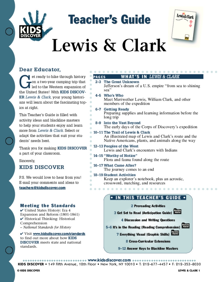Explore Native American tribes met by Lewis and Clark in this informative fifth-grade resource Lewis and Clark encounter Native American tribes along their expedition in this educational worksheet