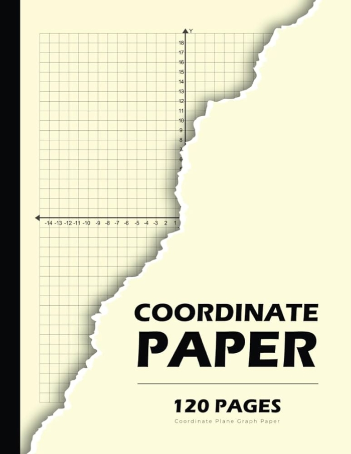 Fifth grade student completing a multiplication and XY coordinate plane practice worksheet