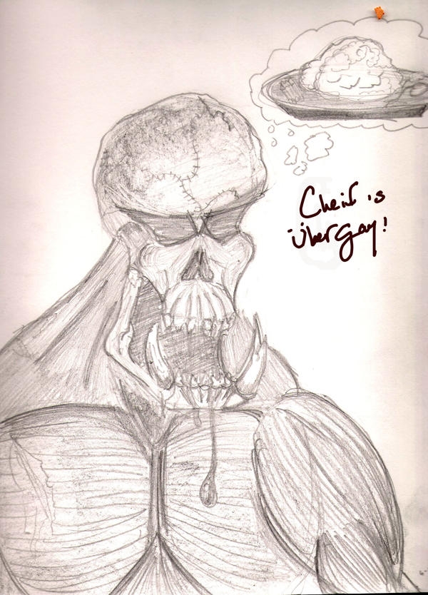 Fifth grade science worksheet featuring a zombie-themed diagram of human brain anatomy